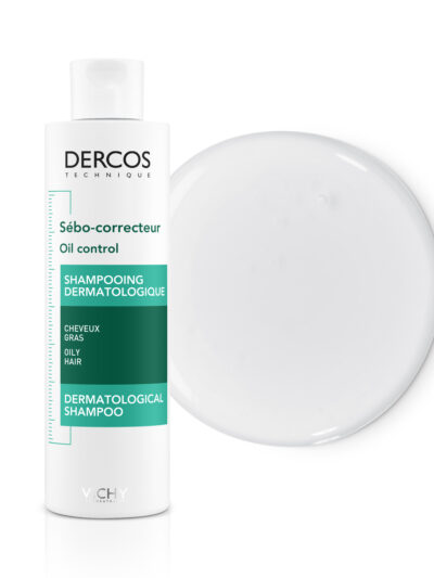 Vichy Dercos Shampoing Traitant Sébo-Correcteur Cheveux Gras | 200ml