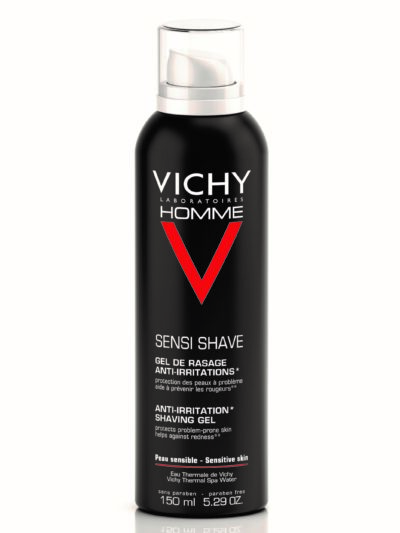 Vichy Homme Gel de Rasage Anti-Irritations Peau Sensible | 150ml