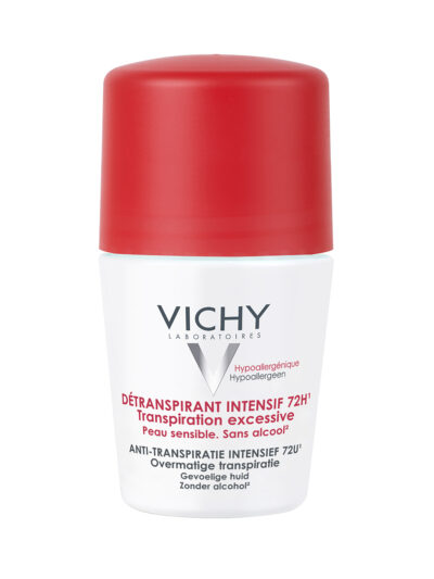 Vichy Dermo-Tolérance Déodorant Détranspirant Intensif 72H Bille Tous Types de Peaux | 50ml