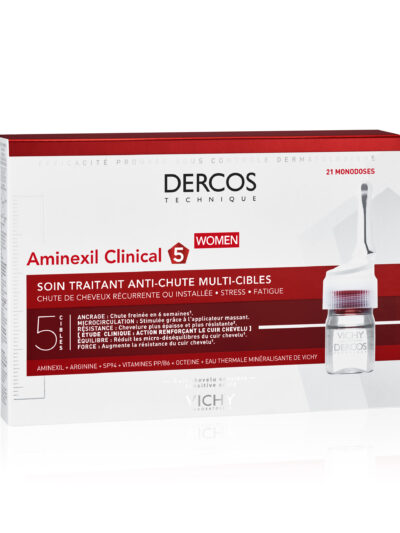 Vichy Dercos Aminexil Clinical Cure Anti-Chute Femmes 21 Ampoules | 21 x 6ml