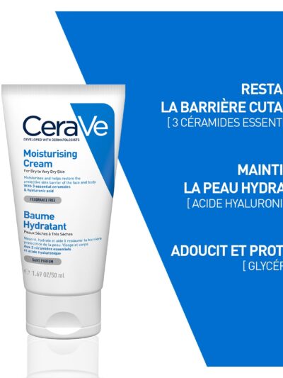 CeraVe Baume Hydratant Nourrissant Peau Sèche à Très Sèche | 50ml