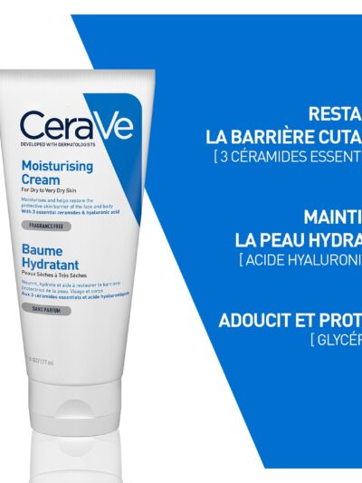 CeraVe Baume Hydratant Nourrissant Peau Sèche à Très Sèche | 177ml