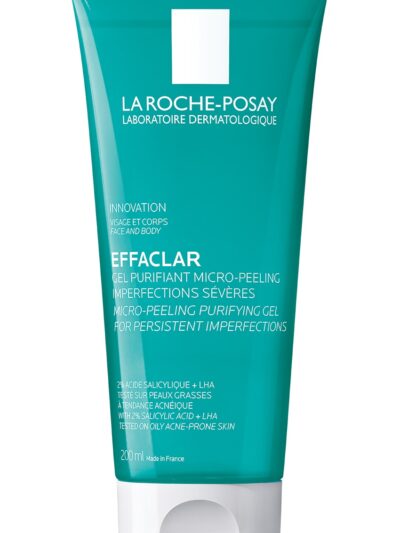 La Roche-Posay Effaclar Gel Purifiant Micro-Peeling Peau Grasse Acnéique | 200ml