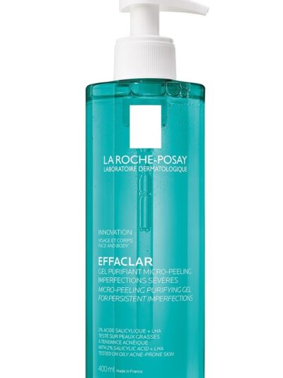 La Roche-Posay Effaclar Gel Purifiant Micro-Peeling Peau Grasse Acnéique | 400ml