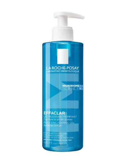 La Roche Posay Effaclar +M Gel Moussant Purifiant Nettoyant |Peaux grasses à tendance acnéique | Eco-recharge 400ML