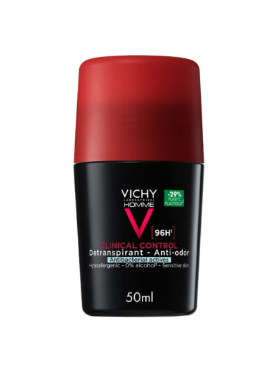 Vichy Homme DÉODORANT CLINICAL CONTROL 96H  |  Tous types de peau  |  50ml