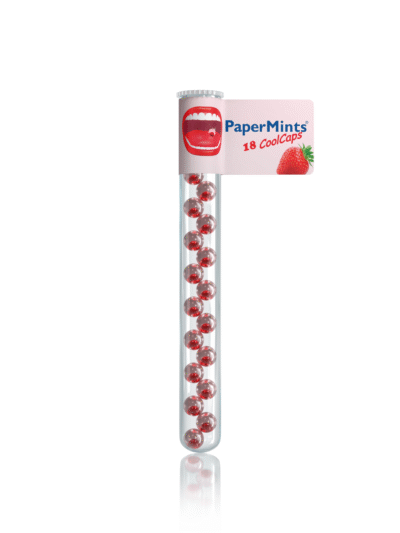 PAPERMINTS COOL CAPS FRAISE BOITE 18U