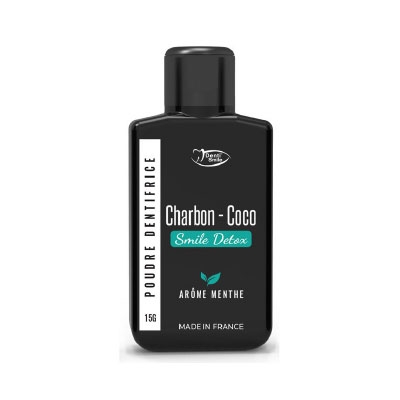 DENTI-SMILE POUDRE BLANCHEUR AU CHARBON COCO MENTH 15GR