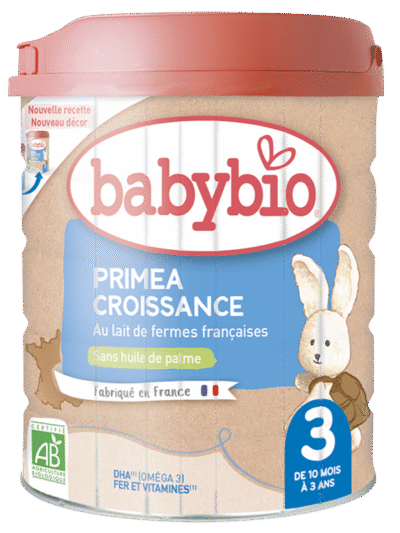 BABYBIO LAIT INFANTILE PRIMEA 3 CROISSANCE 800G