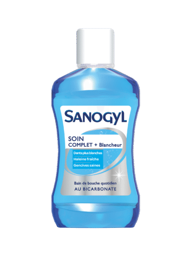 SANOGYL BAIN DE BOUCHE SOIN COMPLET + BLANCHEUR FL 500ML