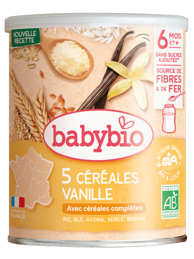 BABYBIO CEREALES VANILLE 220G