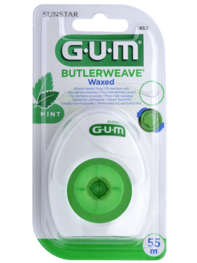 Fil Dentaire ButlerWeave  Mentholé Ciré  (filaments en ruban )