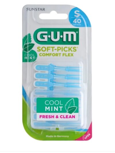 GUM Soft Pick ConfortFlex Mentholé Small/40   NEW