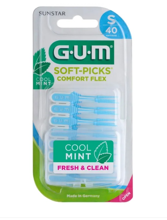 669 - GUM Soft Pick ConfortFlex Mentholé Small