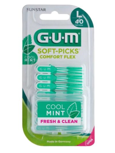 GUM SoftPick ConfortFlex Mentholé Large X40 NEW