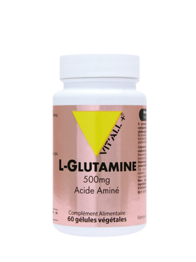 VIT’ALL+ L-GLUTAMINE 500MG 60GEL