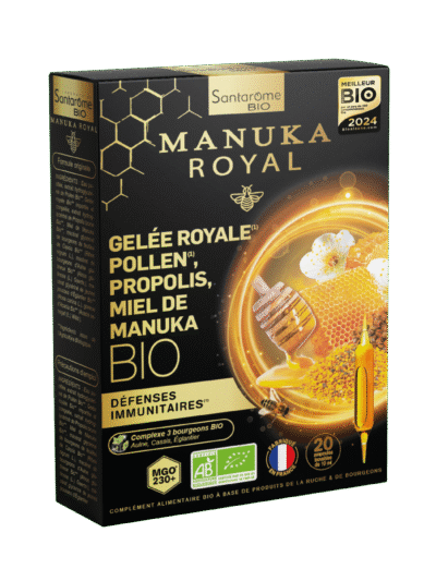 SANTAROME GELEE ROYALE POLLEN PROPOLIS MIEL DE MANUKA 20AMP