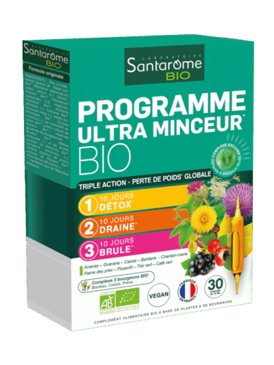 SANTAROME PROGRAMME ULTRA MINCEUR 30 AMPOULES